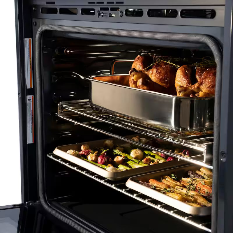 30 in. Double Electric Wall Oven with True Convection in Stainless Steel O701923