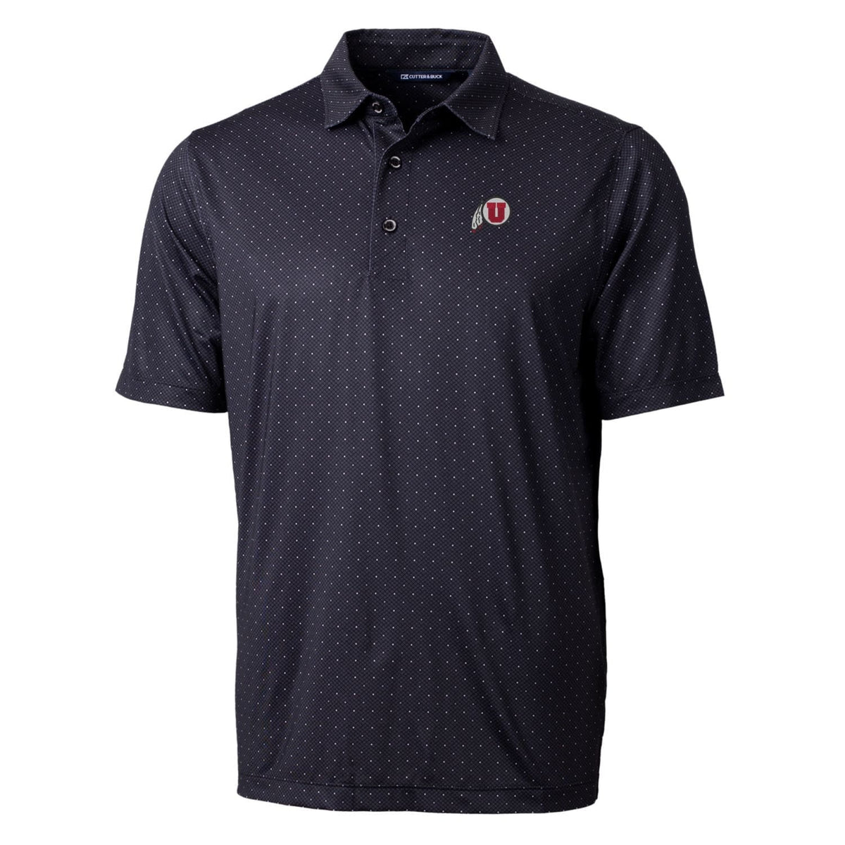 Men's Black Stretch Polo E571982