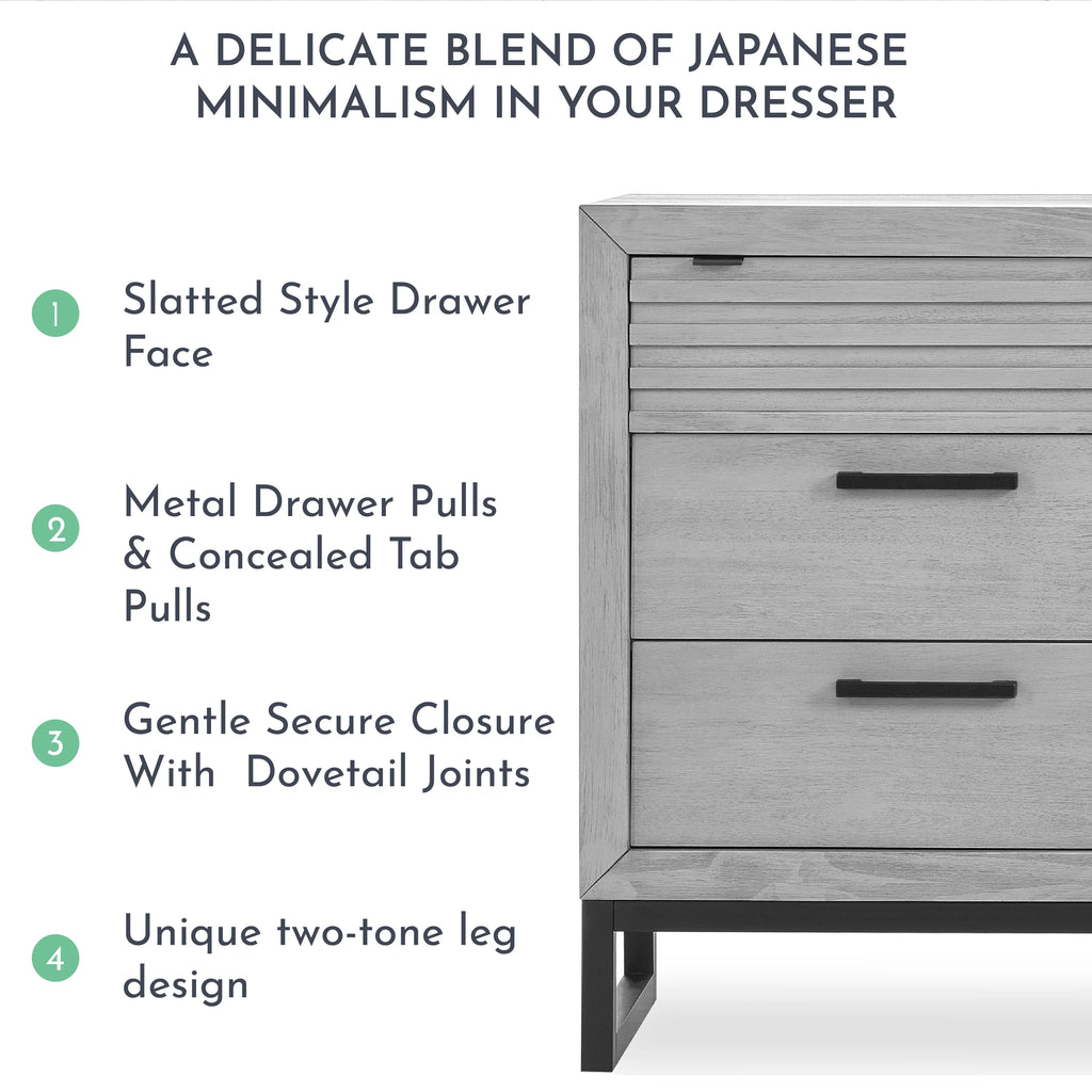 Imperial Grey Double Dresser Z409