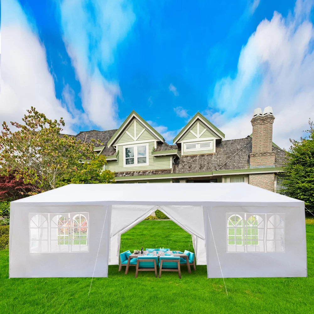 10'x30' Outdoor Party Tent with 8 Removable Sidewalls and 2 Doors V867