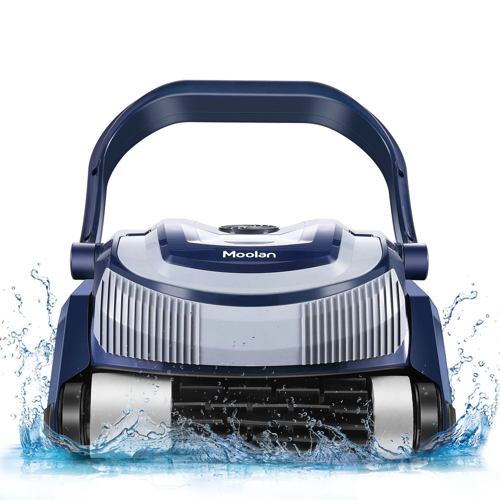 Automatic Robotic Pool Vacuum Cleaner with Self-Parking, Blue V350