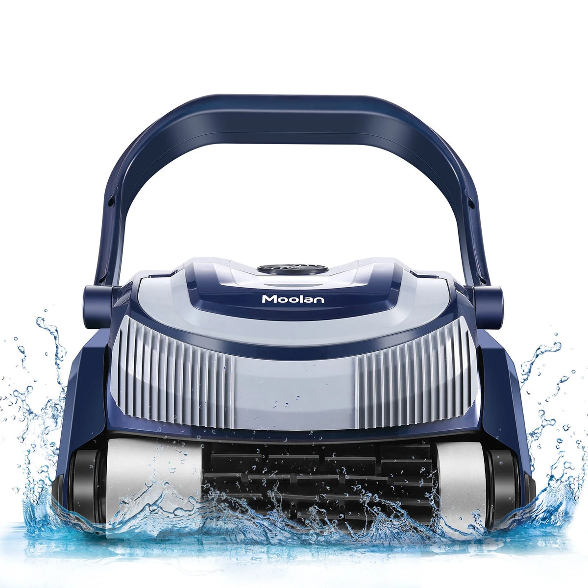 Automatic Robotic Pool Vacuum Cleaner with Self-Parking, Blue V350