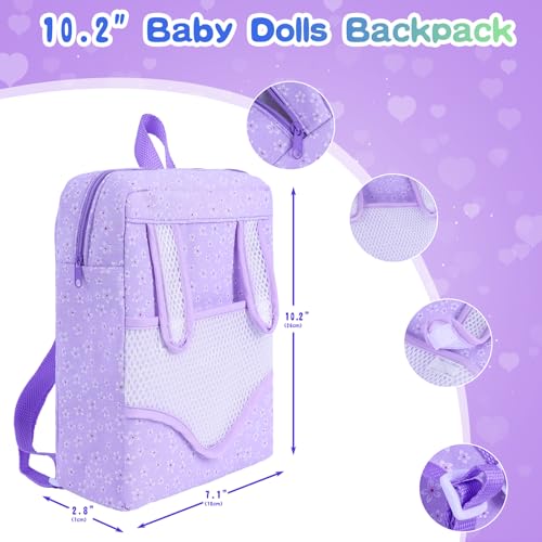12 Inch Baby Doll Playset with Washable Dolls and Accessories R1982