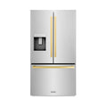 36 28.9 cu. ft. Standard-Depth Refrigerator with Water Dispenser, Dual Ice Maker Stainless Steel G8421