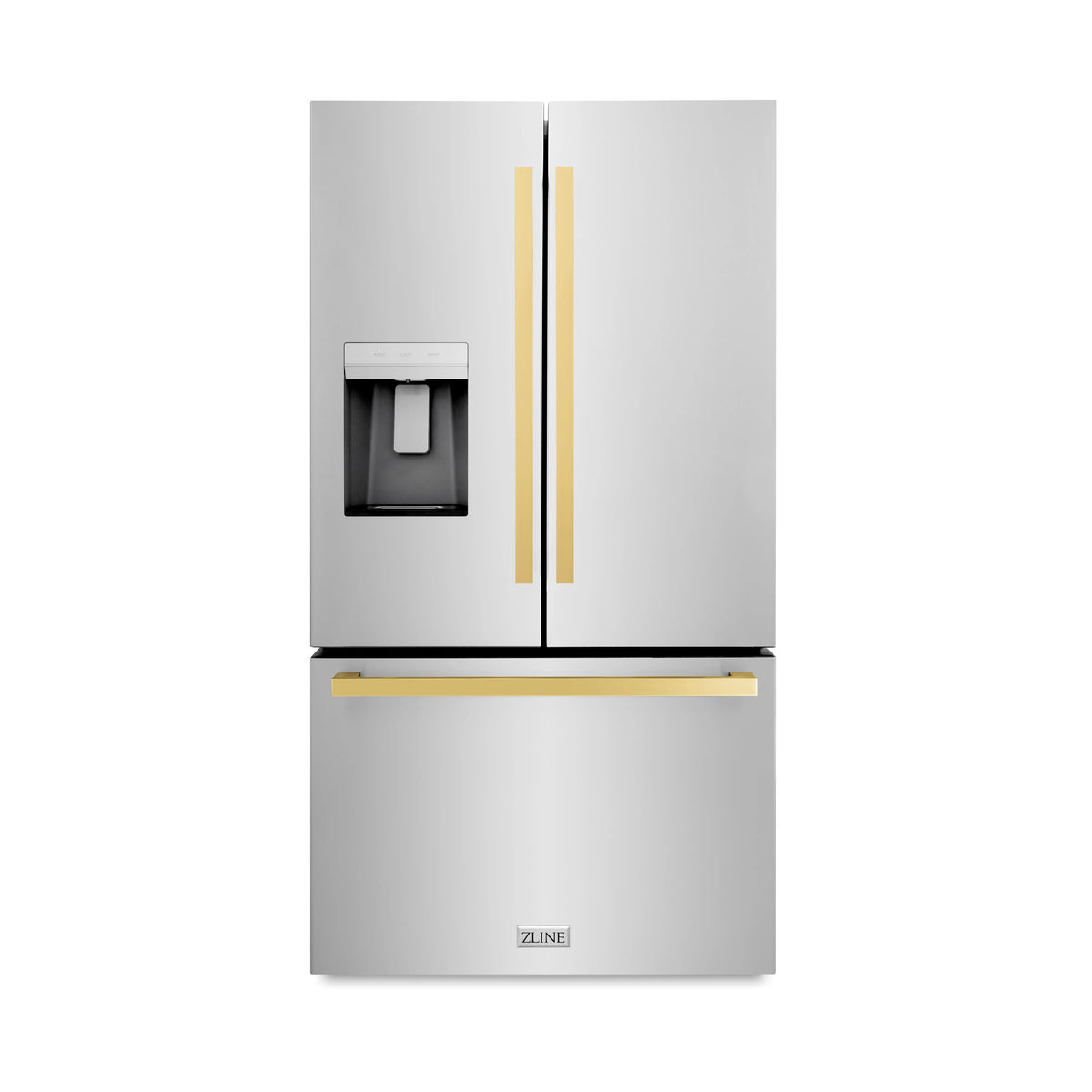 36 28.9 cu. ft. Standard-Depth Refrigerator with Water Dispenser, Dual Ice Maker Stainless Steel G8421