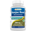Konjac Root 2000 mg 180 Cap P46027