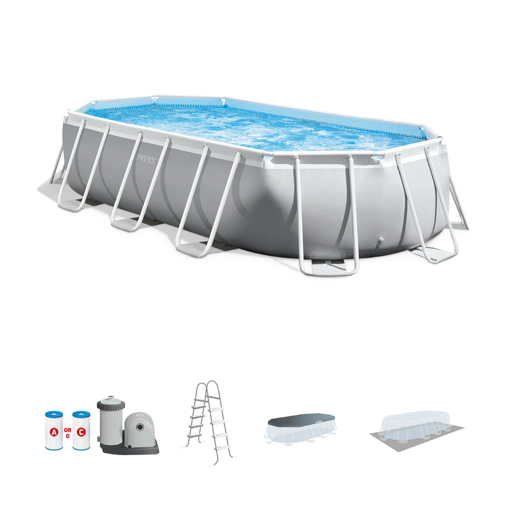 20 Foot Prism Frame Oval Pool Set X258810
