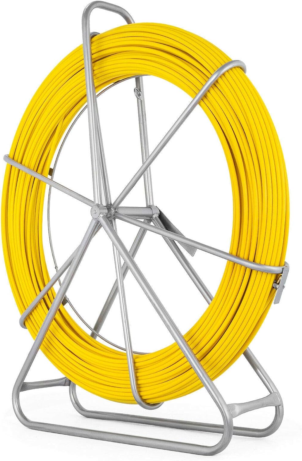 Fiberglass Fish Tape 656FT with Steel Reel Stand T918