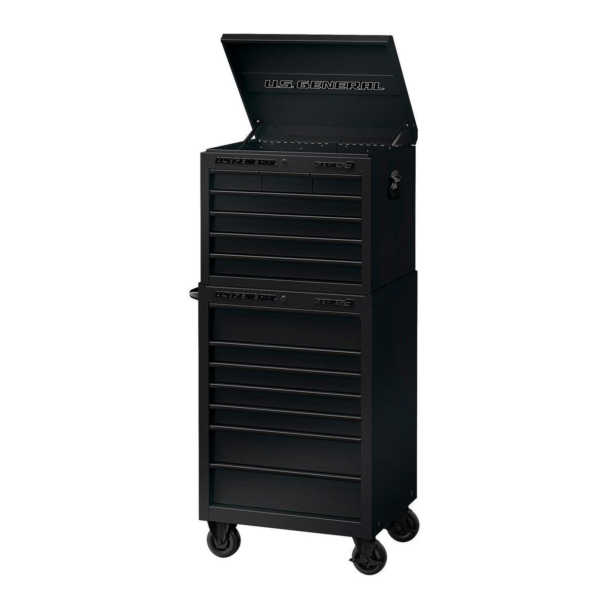 27 in. x 22 in. Black Roll Cab U3993