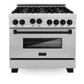 36 in. Gas Range with Matte Black Accents L8735