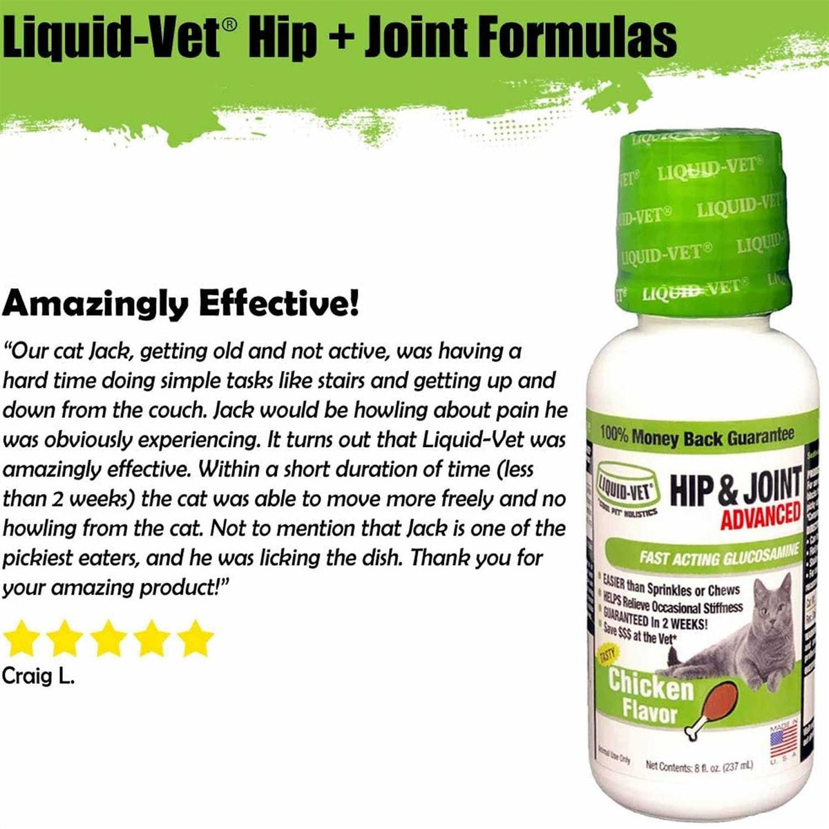 Chicken Hip & Joint Support Cat Formula L7852