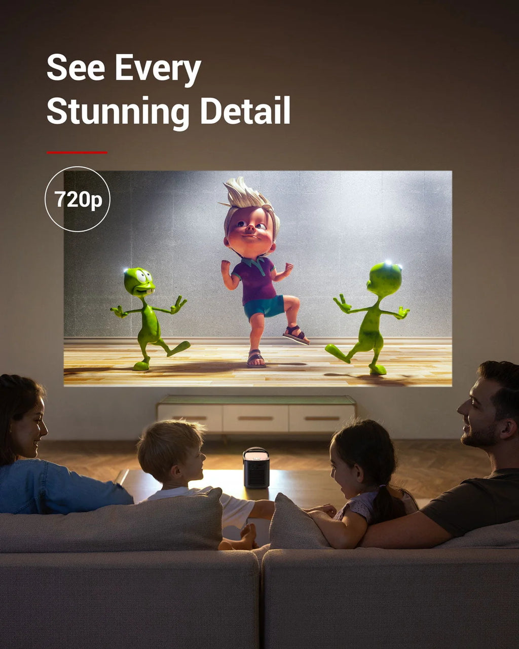 Portable Video Projector Wi-Fi 720P 500 ANSI Lumen Z94760