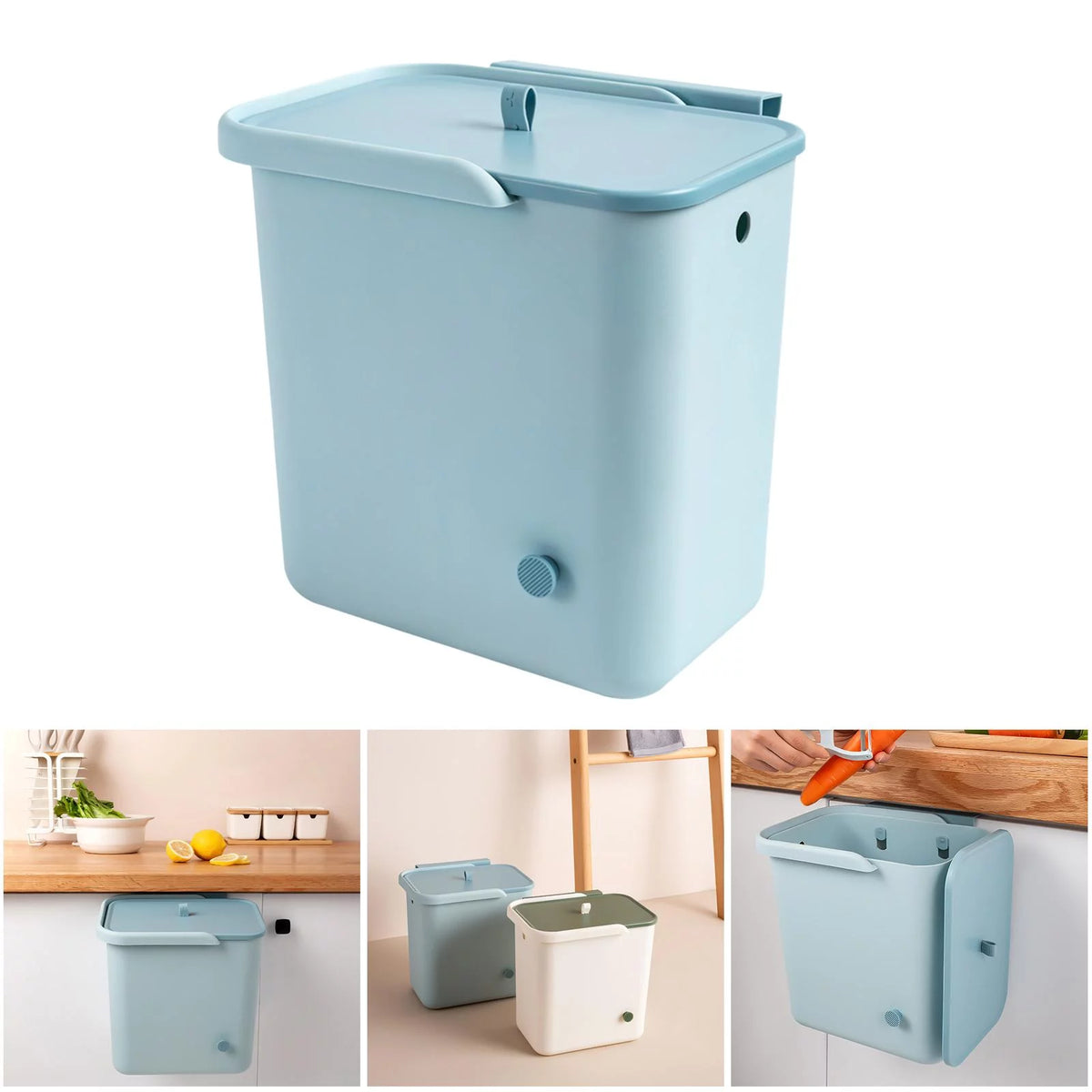 2.4 Gallon Hanging Trash Can T960427