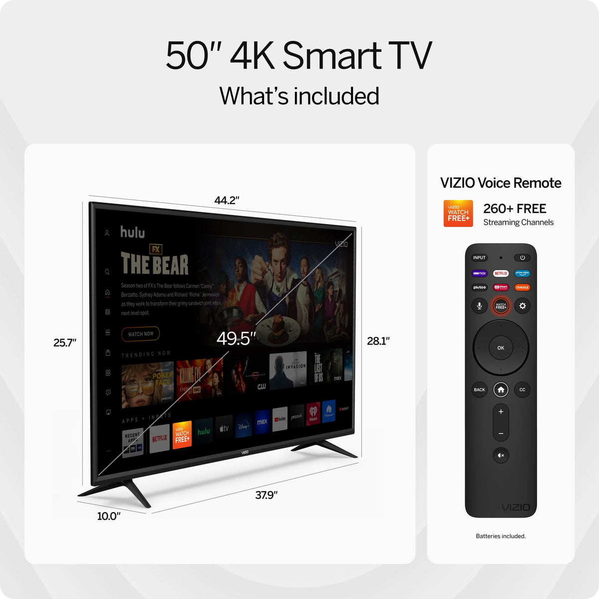 50 Class 4K UHD LED Smart TV D344281