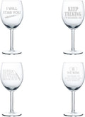 Set of 4 Wine Glass 10 oz U828075