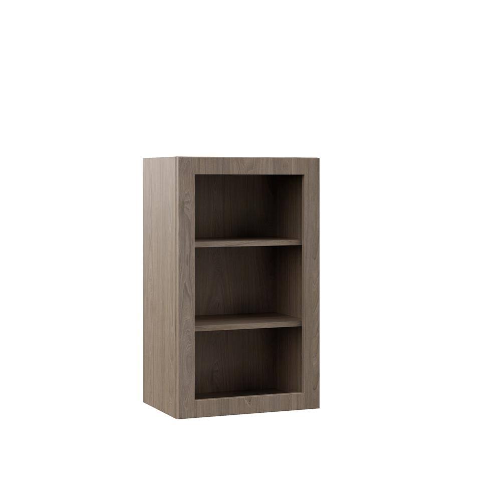 Brown Wall Open Shelf Kitchen Cabinet E818