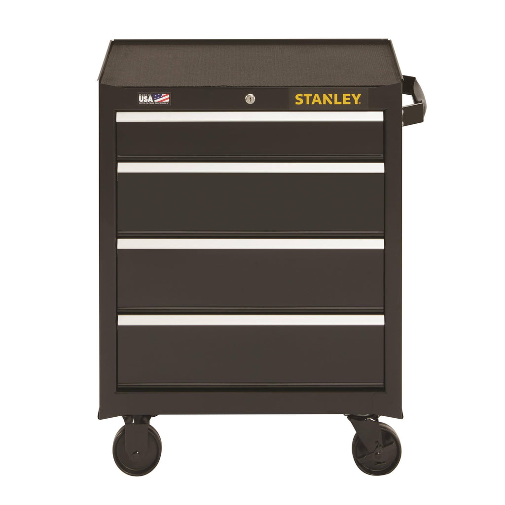 Black 4-Drawer Rolling Tool Cabinet W752