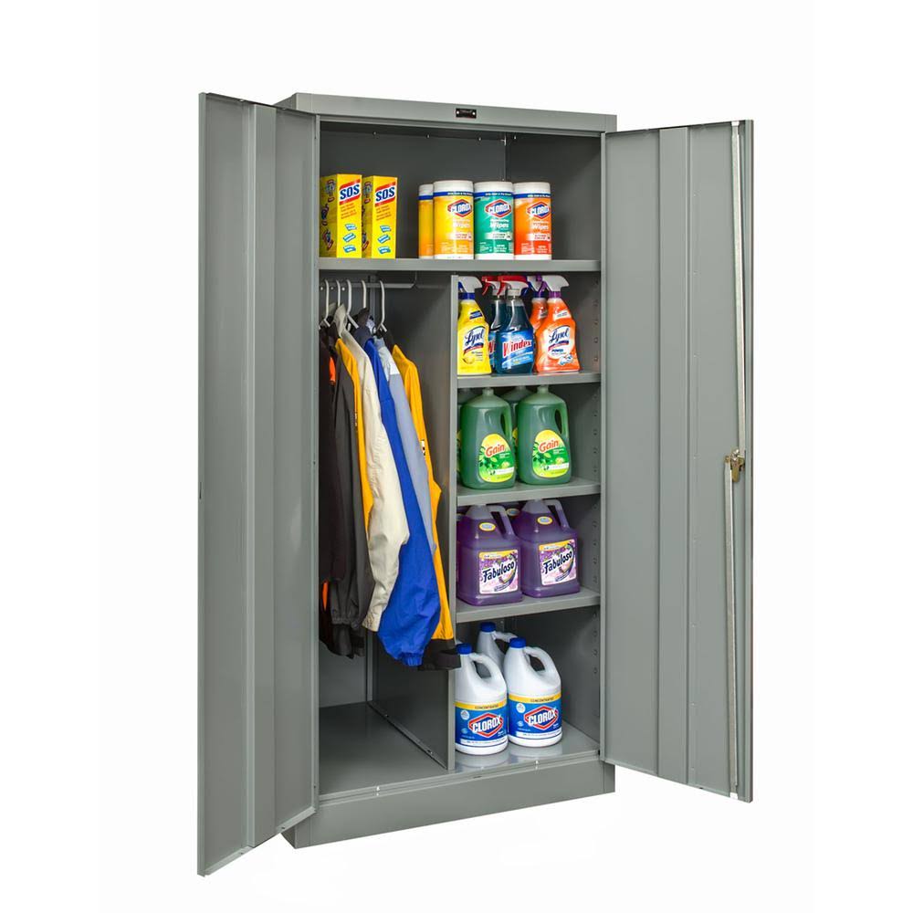 Gray Solid Door Combination Cabinet Q477868