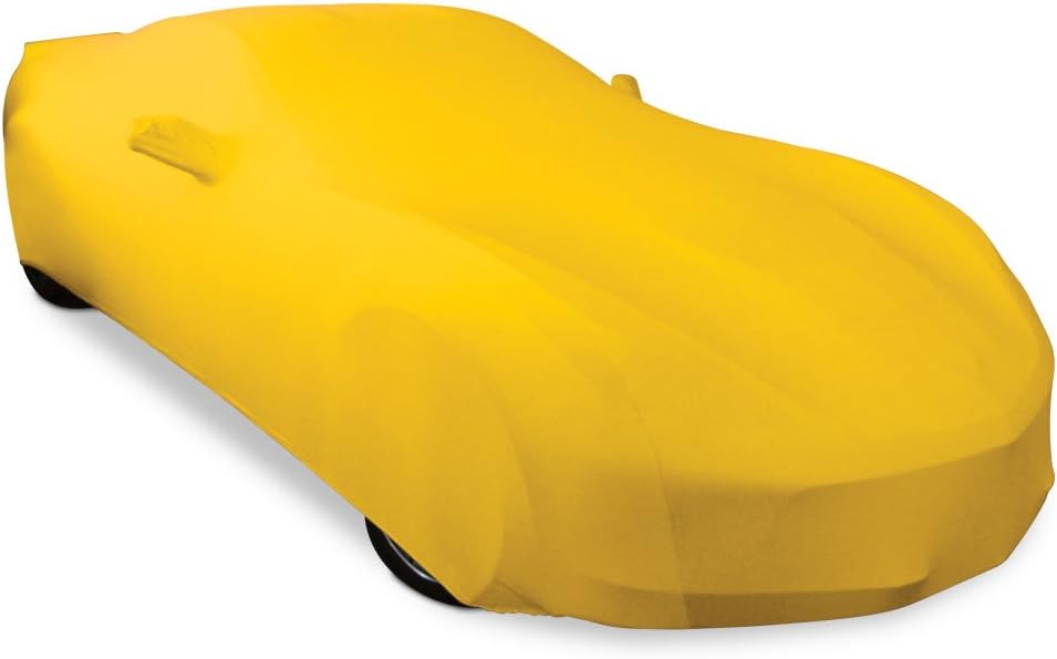 Dark Red Stretch Satin Indoor Car Cover Z7041