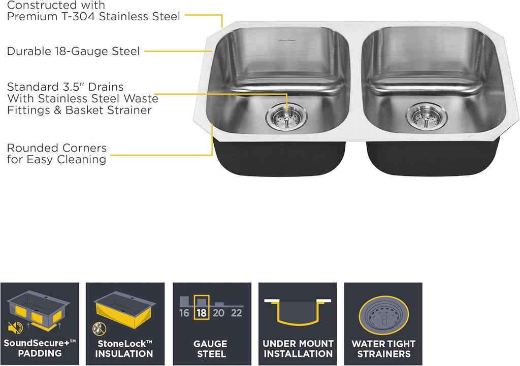 Stainless Steel Undermount Single Bowl Kitchen Sink J794314