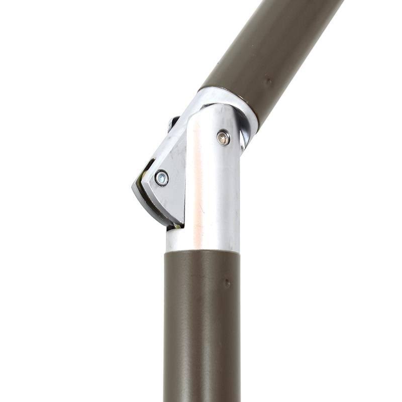 9 ft. Aluminum Push Tilt Patio Umbrella in Hunter Green Olefin S961