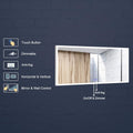 70 x 32 in Dimmable LED Anti-Fog Bathroom Mirror Y410728