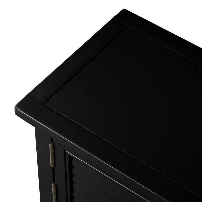 Modern Console Table with 2 Drawers, 2 Cabinets and 1 Shelf - Red U7603