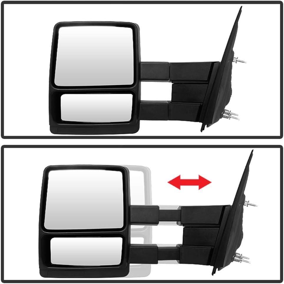 Ford F150 Pickup Truck Manual Towing Telescoping Side Mirrors Left+Right K567241