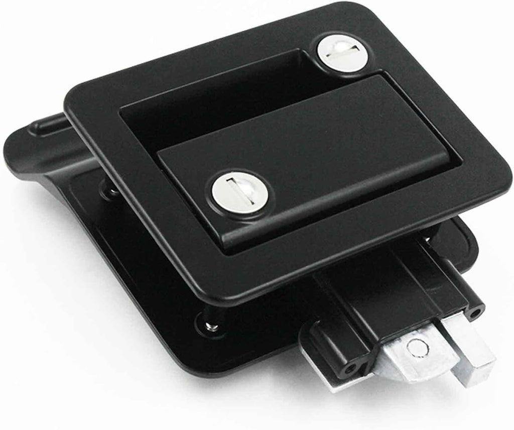 Black Zinc Alloy Door Lock Pack of 2 R3726