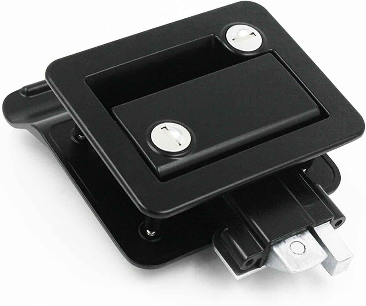 Black Zinc Alloy Door Lock Pack of 2 R3726