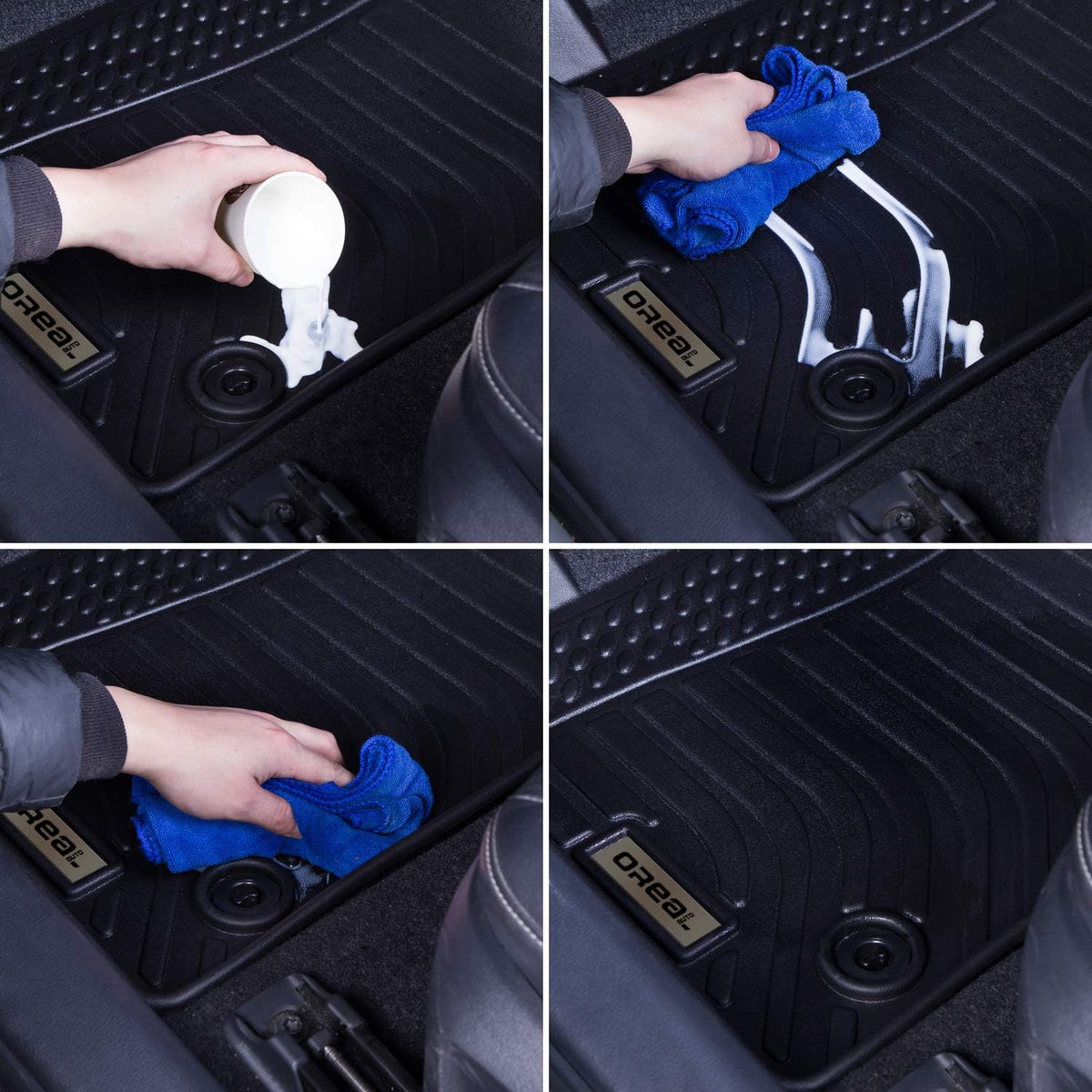 Black Car Mats M4504