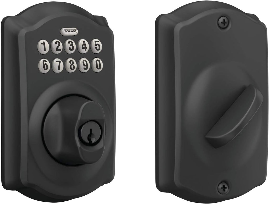 Keypad Deadbolt Electronic Keyless Entry Lock Bright Brass P315482