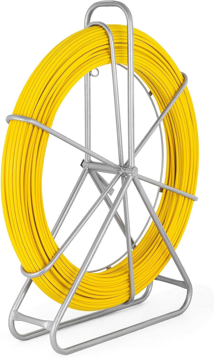 Fiberglass Fish Tape 656FT with Steel Reel Stand T918
