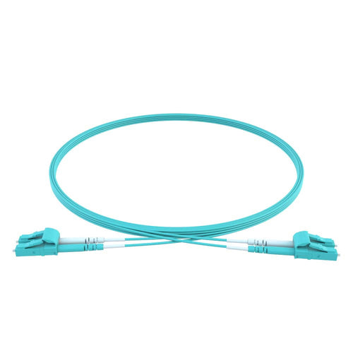 100m LC/LC Multimode OM4 Fiber Patch Cable Aqua I519275