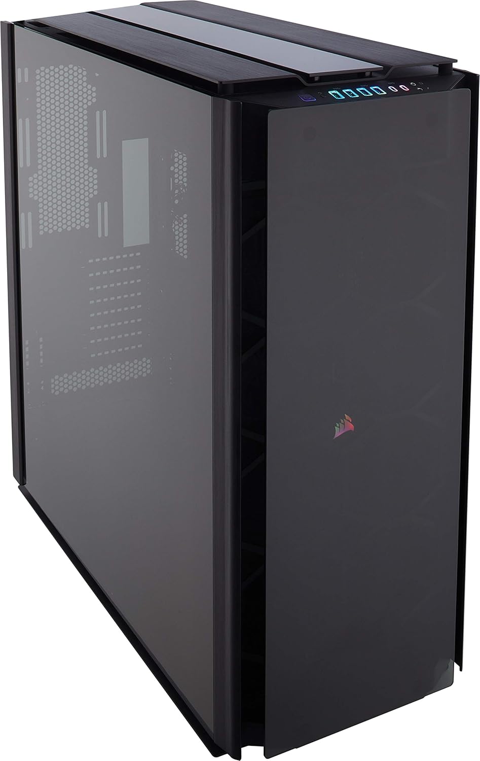 Super-Tower Case Smoked Tempered Glass Aluminum Trim H734720