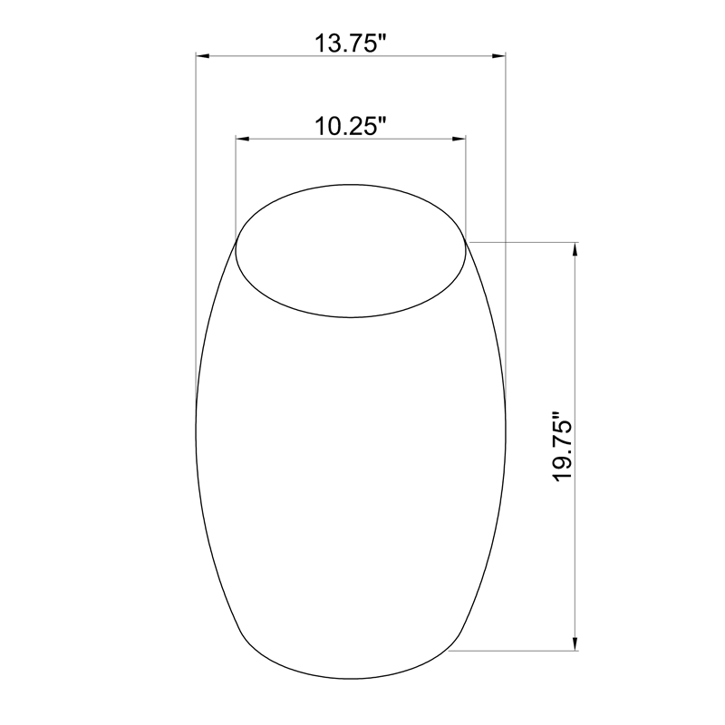 Black Drum Table E9315
