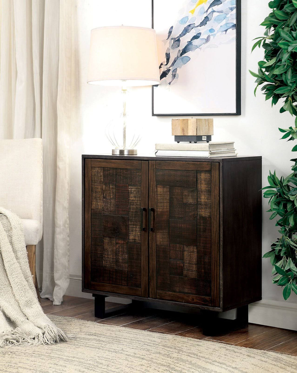 Oak Hallway Cabinet B9595