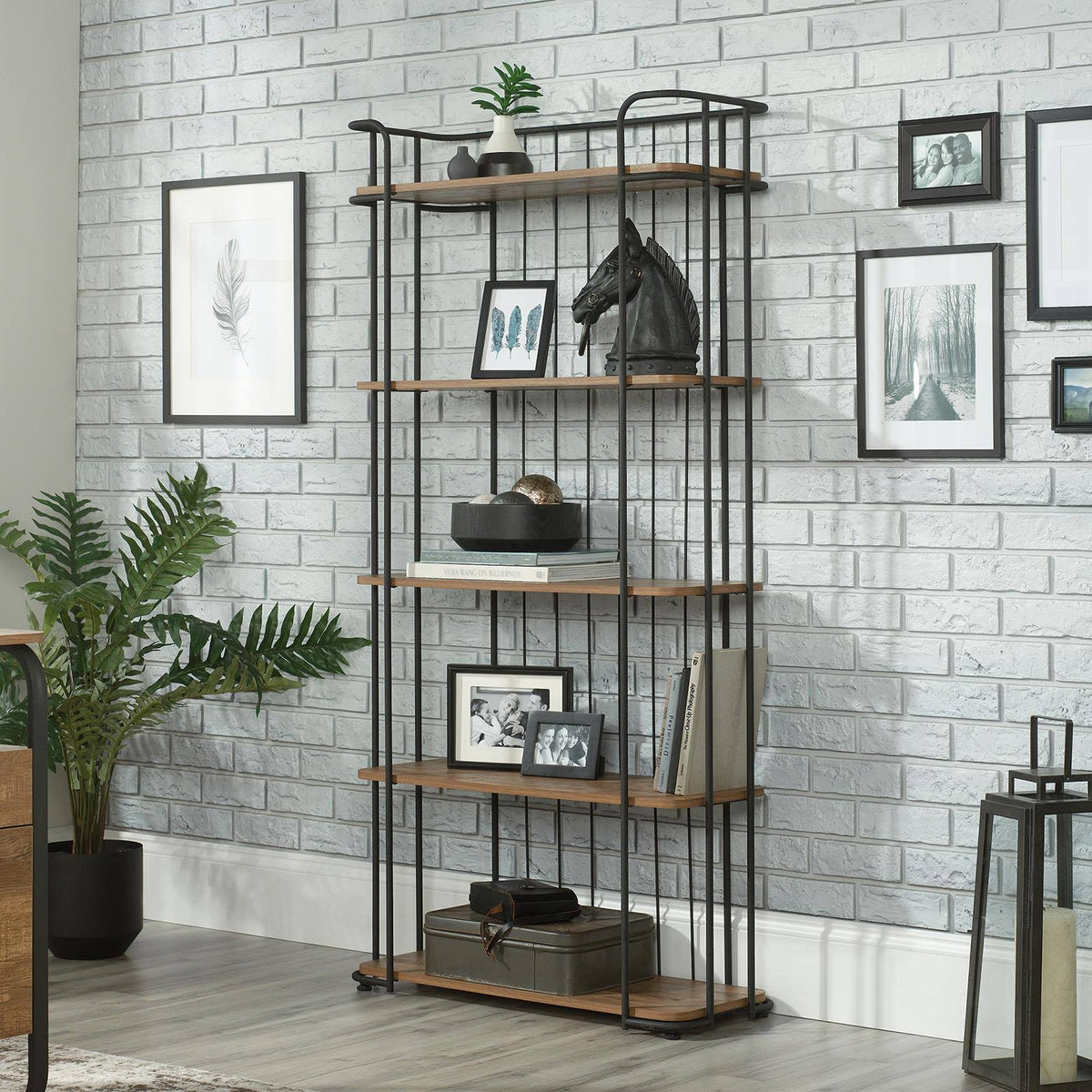 5 Shelf Metal Bookcase S331286