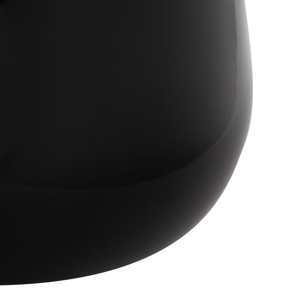Black and Grey Glass Base Table T37247