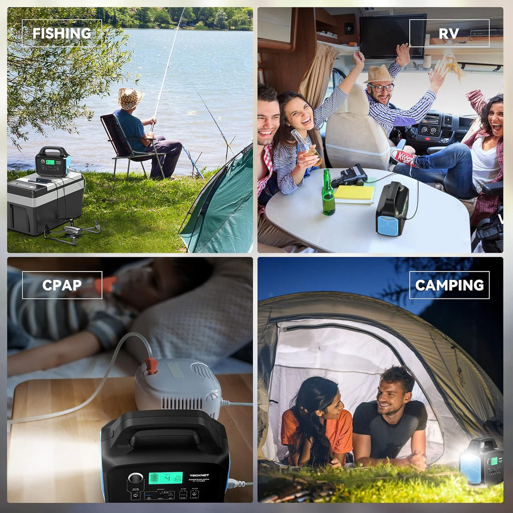 Portable Power Station 296Wh Solar Generator V412
