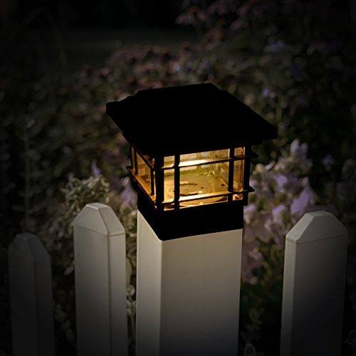 8 Pack Solar Post Cap Lights F6147