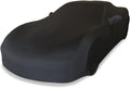 Dark Red Stretch Satin Indoor Car Cover Z7041