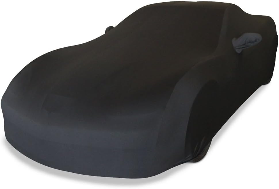 Dark Red Stretch Satin Indoor Car Cover Z7041