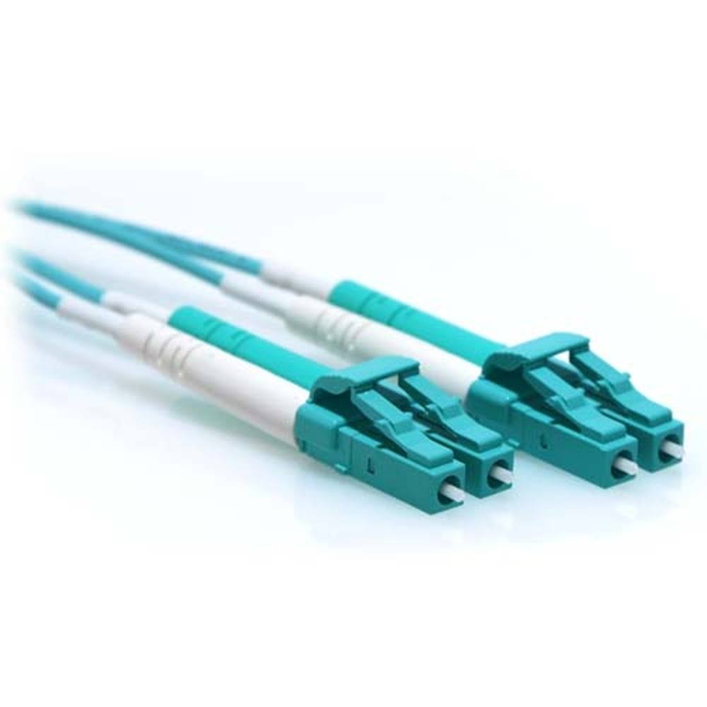 100m LC/LC Multimode OM4 Fiber Patch Cable Aqua I519275