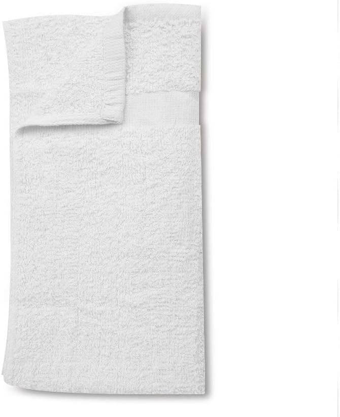 120 Pcs White Cotton Blend Bath Towel 24x48 Inch B578405