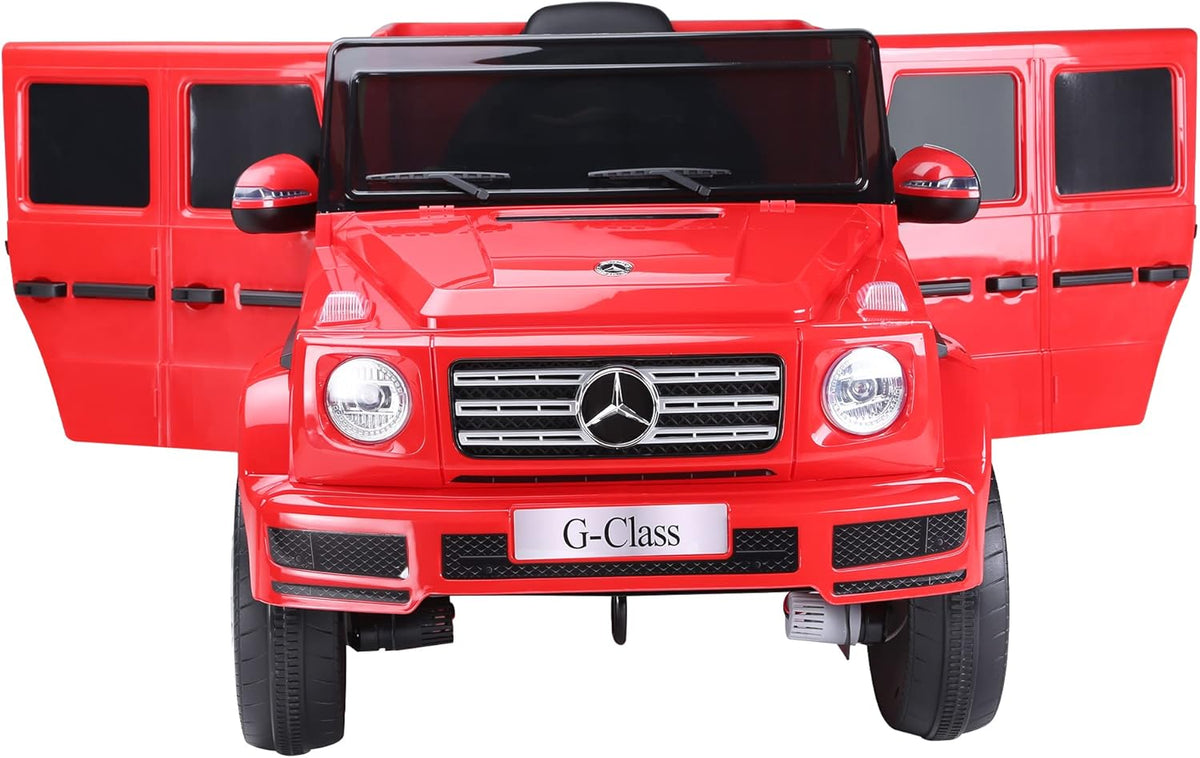 12V Kids Ride On Car with Remote Control, Music, Horn & LED Lights, Black H818