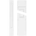 Raised Panel PVC Pilaster with Capital and Base (Pair) V195591