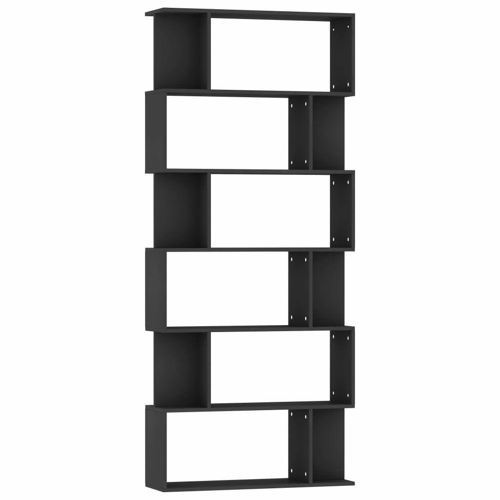 White Chipboard Book Cabinet Room Divider Z763307