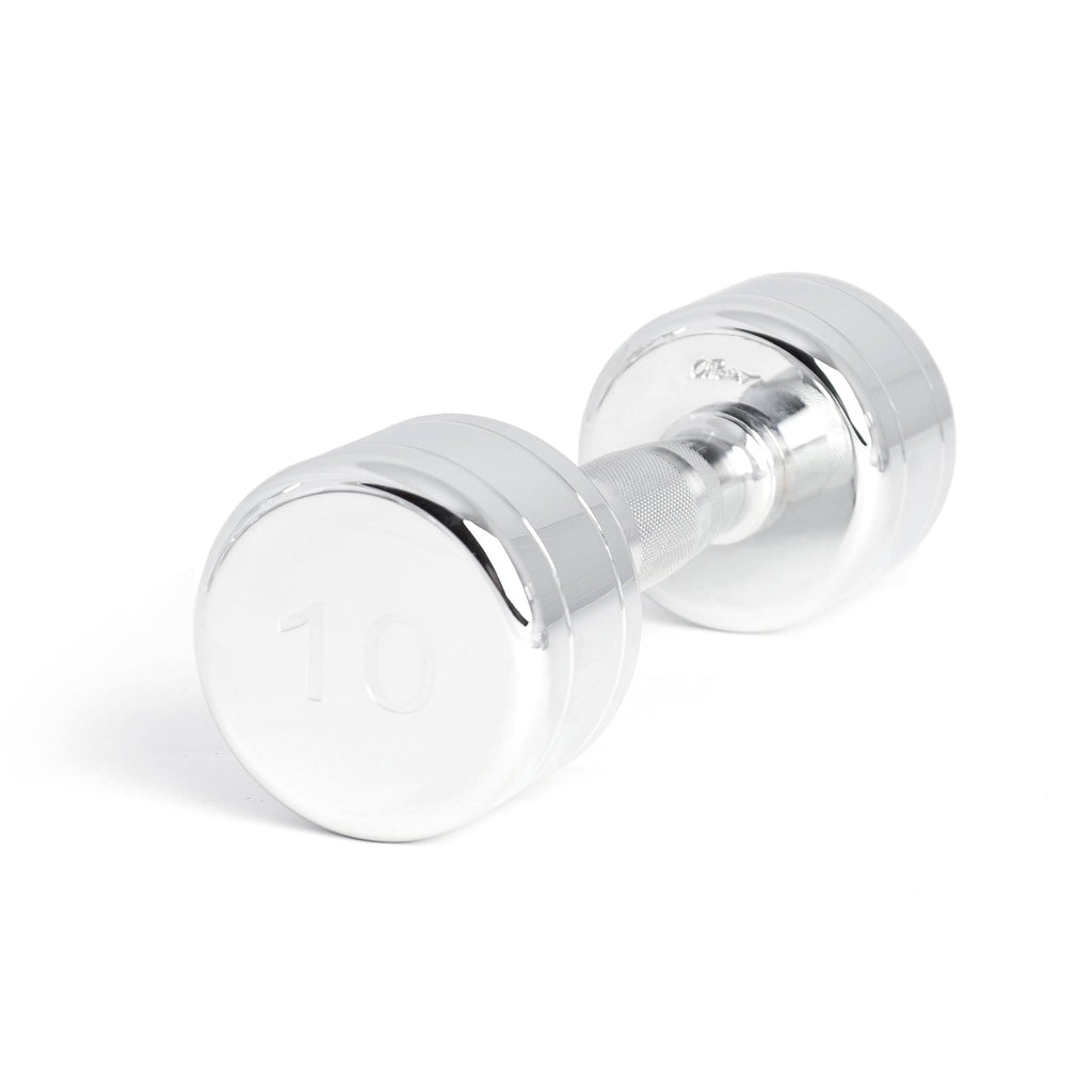 Chrome Dumbbell with Contoured Handle, 20 lbs A318935