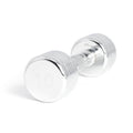 Chrome Dumbbell with Contoured Handle, 20 lbs A318935